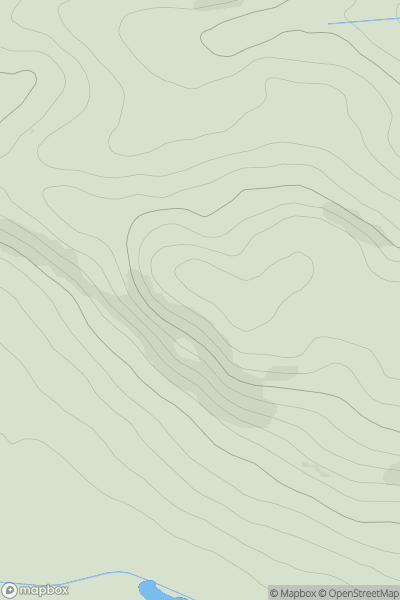Thumbnail image for Prospect Hill [Central Scotland from Dumbarton to Montrose] showing contour plot for surrounding peak